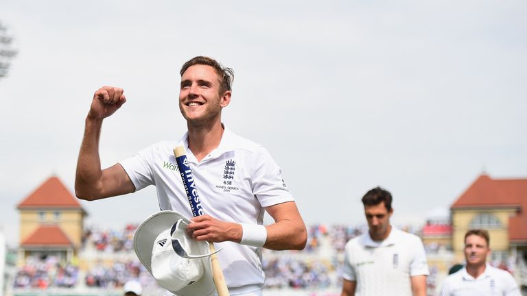 Stuart Broad’s career-best 8-15 came on his home ground against Australia in 2015