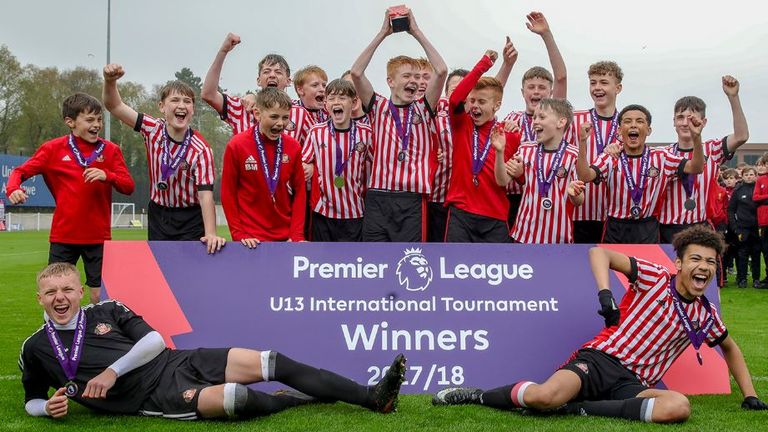 Sunderland won the U13 International Tournament in 2017/18
