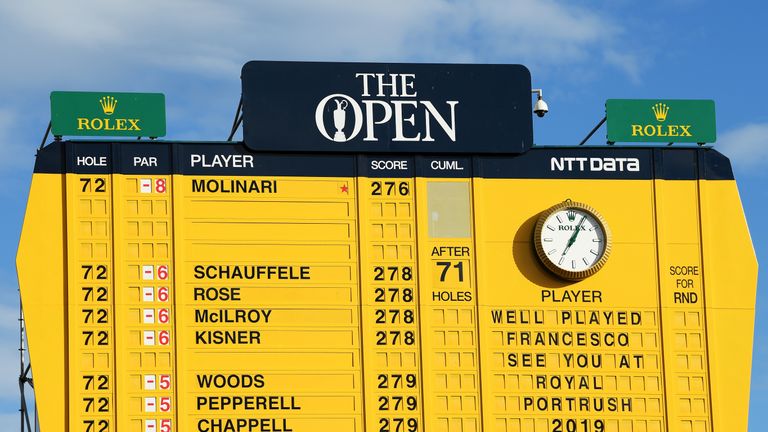 during the final round of the 147th Open Championship at Carnoustie Golf Club on July 22, 2018 in Carnoustie, Scotland.