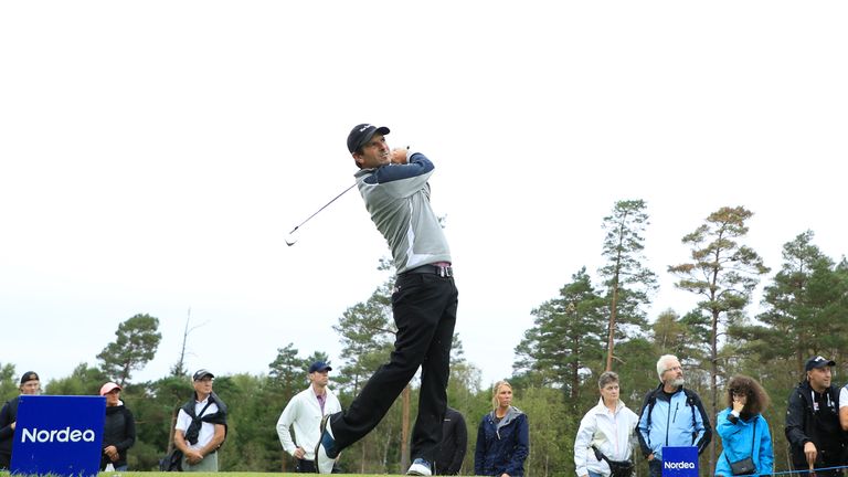 Thomas Aiken during day four of the Nordea Masters at Hills Golf Club on August 19, 2018 in Gothenburg, Sweden.