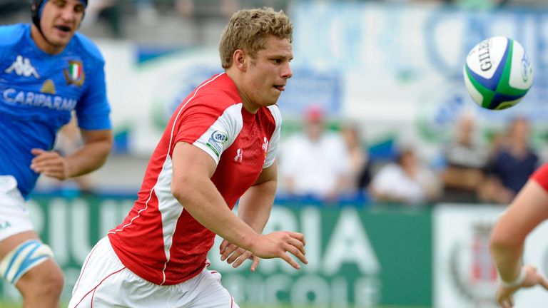 during the IRB Junior World Championship match between Italy and Wales at Stadio comunale di Monigo on June 18, 2011 in Treviso, Italy.