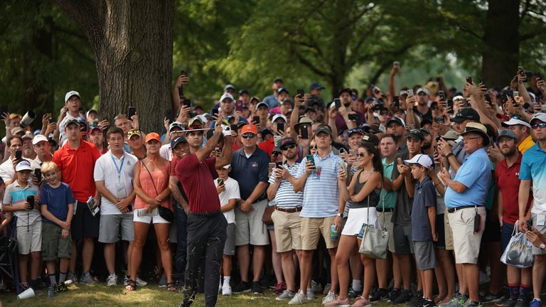 Woods pipped Adam Scott for outright second at Bellerive