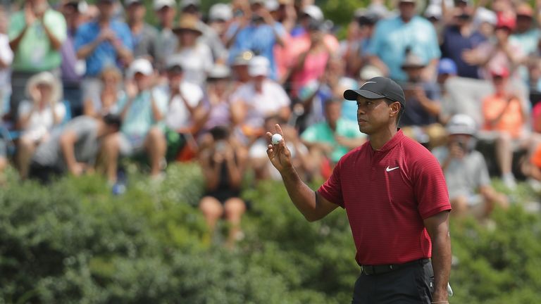 during the final round of the 2018 PGA Championship at Bellerive Country Club on August 12, 2018 in St Louis, Missouri.