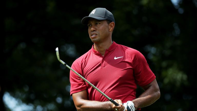 during the final round of The Northern Trust on August 26, 2018 at the Ridgewood Championship Course in Ridgewood, New Jersey.