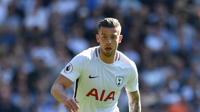 Tottenham Hotspur's Toby Alderweireld during the Premier League match at The Hawthorns, West Bromwich                                                                                                                                                                                                                                                                                                                                                                              