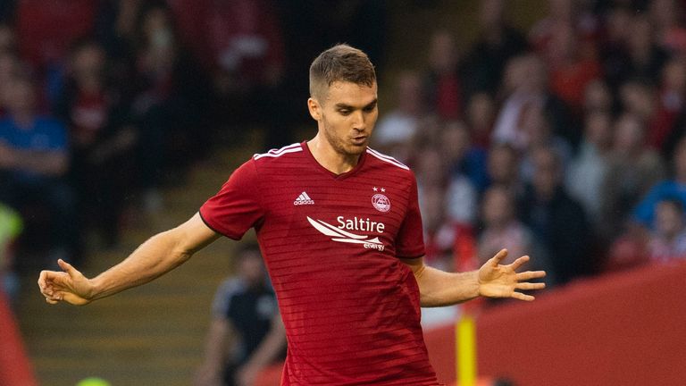 Tommie Hoban made his Aberdeen debut against Burnley last Thursday after joining on-loan from Watford.