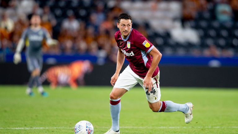 Tommy Elphick in action during a league match against Hull City in August