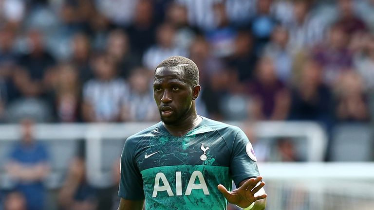 Tottenham's Moussa Sissoko in action against Newcastle in Spurs' 2-1 win at St James' Park