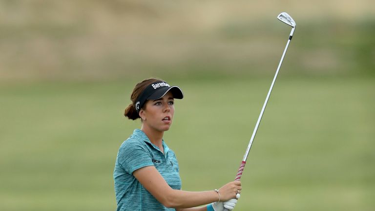 during the second round of the Ricoh Women&#39;s British Open at Royal Lytham and St Annes Golf Club on August 3, 2018 in Lytham St Annes, England.