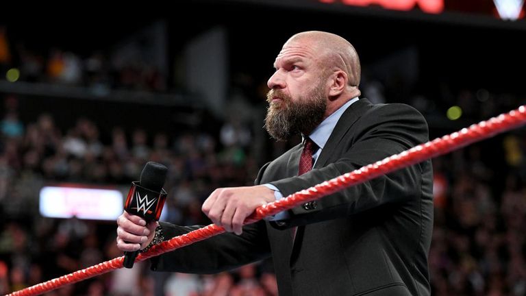 triple h wwe raw