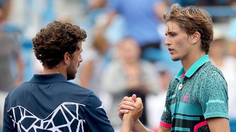 Alexander Zverev and Robin Haase were meeting for the fourth time
