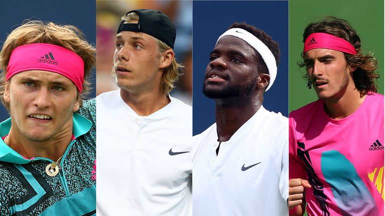 Zverev, Shapovalov, Tiafoe, Tsitsipas