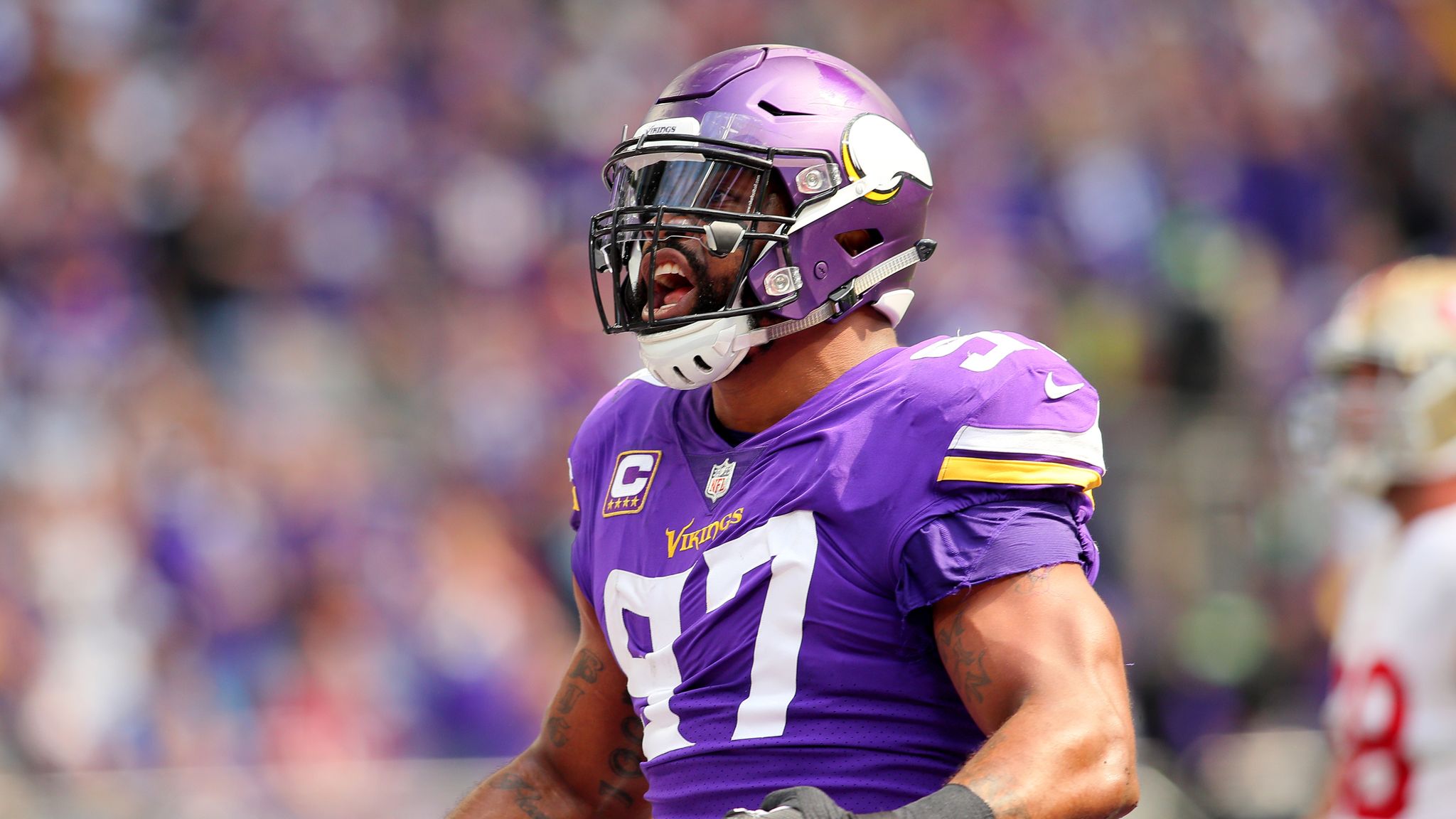 Vikings' depleted defensive line got run over by San Francisco