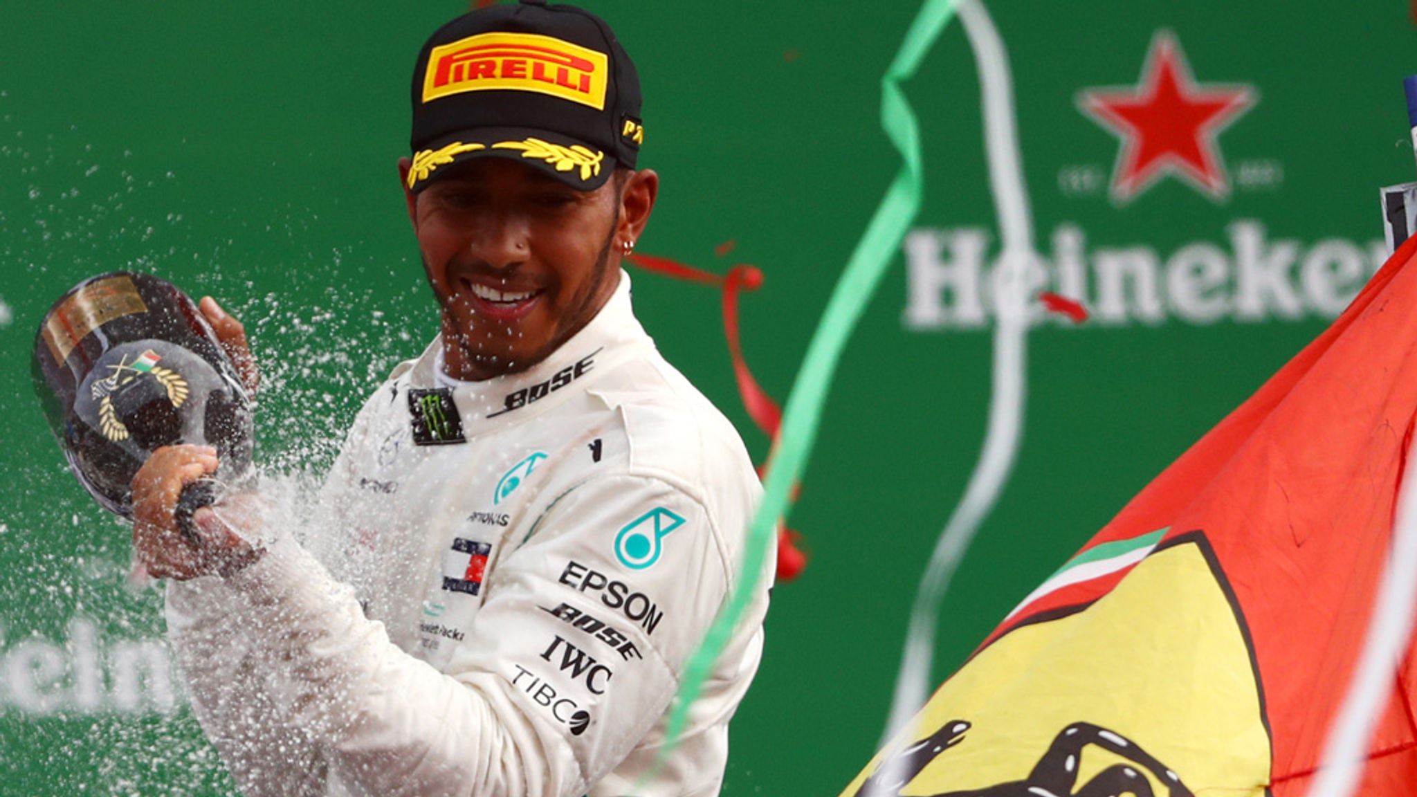 Lewis Hamilton's Monza win confirmed after controversy over tyre pressure