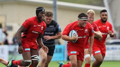 Jamie George charges into our latest team of the week