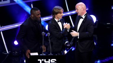 Modric named FIFA best men's player