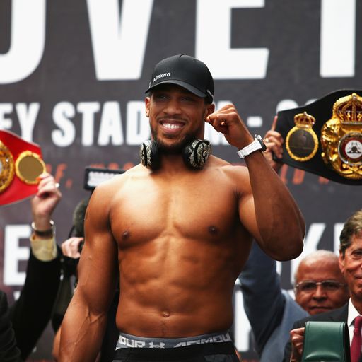 Joshua far heavier than Povetkin