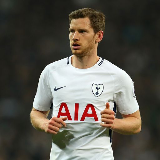 Vertonghen could return against Chelsea