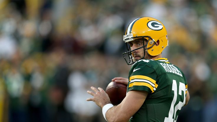 Aaron Rodgers at Lambeau Field on September 9, 2018 in Green Bay, Wisconsin