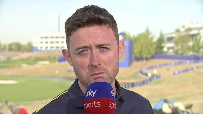 Conor Moore shows off his impressions of some of golf’s Ryder Cup stars