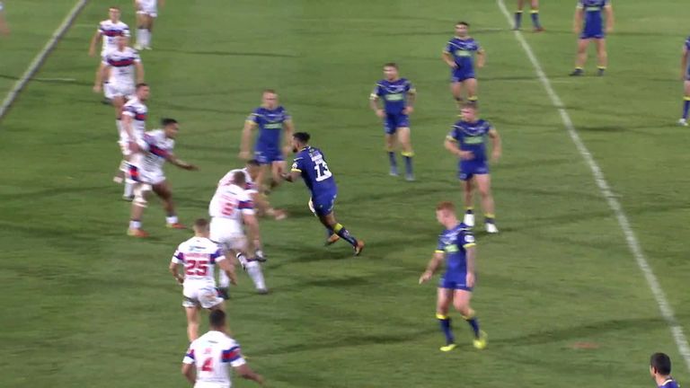 Highlights of Warrington Wolvles' final Super 8s victory over Wakefield Trinity