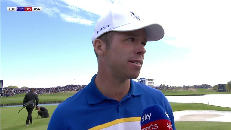 Paul Casey says he was not scared to go out early in the day as he halved his match against Brooks Koepka