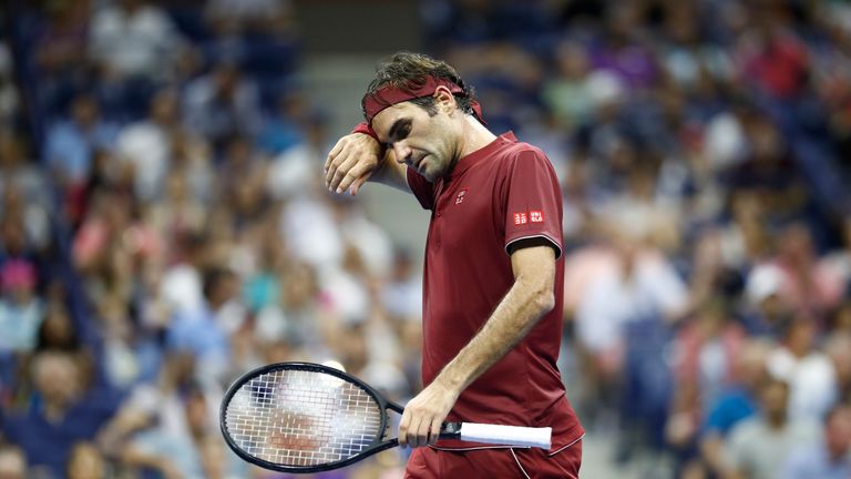 Roger Federer was beaten in four sets by John Millman in round four of the US Open