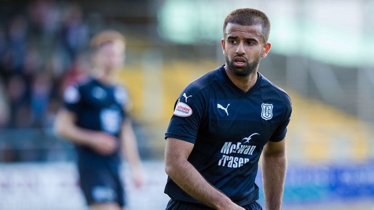 Adil Nabi has made six first team appearances for Dundee since joining in the summer.