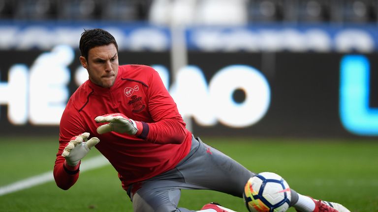 Alex McCarthy in action for Southampton