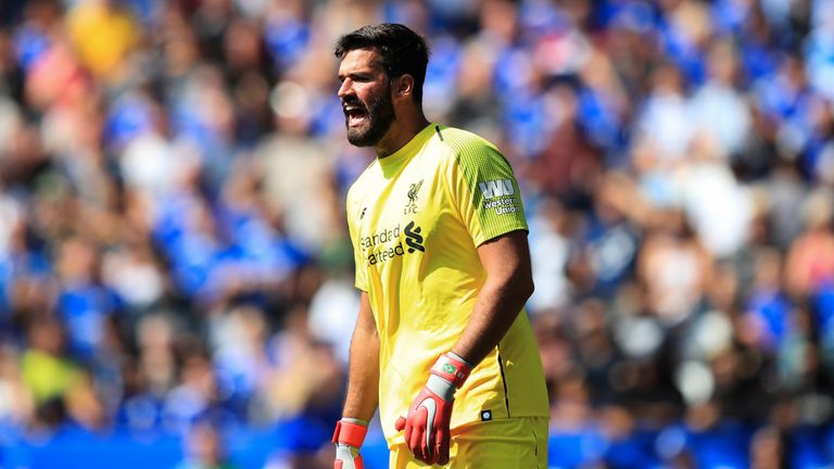 Alisson was at fault for Leicester's goal in Liverpool's 2-1 win on Saturday