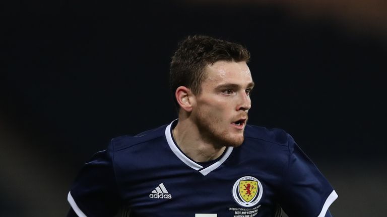 Andy Robertson has 22 caps for Scotland