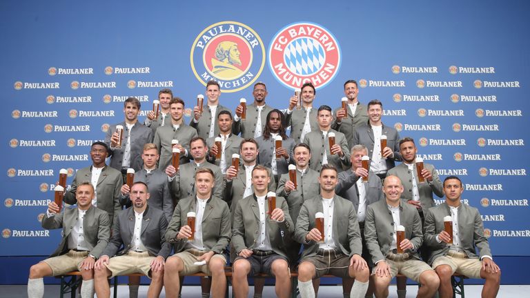The Lederhosen outfit is a Bavarian tradition