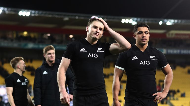 Beauden Barrett after New Zealand's loss against South Africa in the Rugby Championship