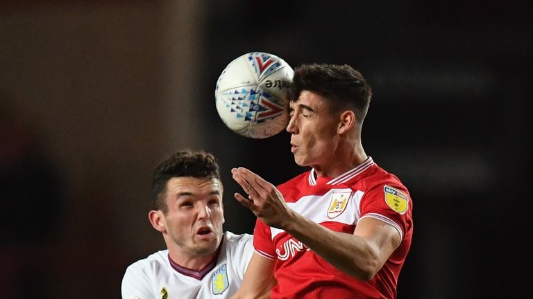 Action from Aston Villa vs Bristol City