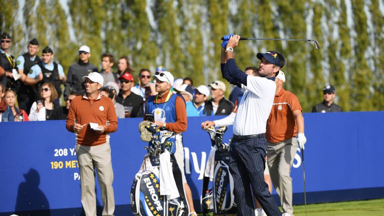 Bubba Watson starred in the USA's first foursomes win of the week