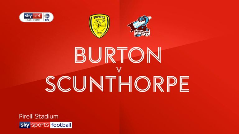 Burton v Scunthorpe highlights
