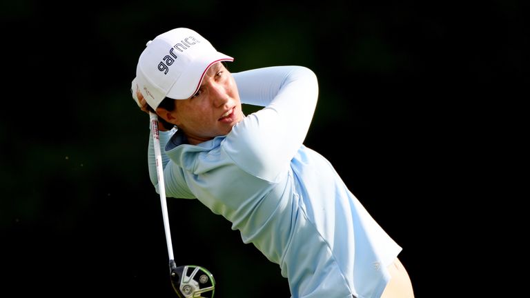 Carlota Ciganda shares the first-round lead