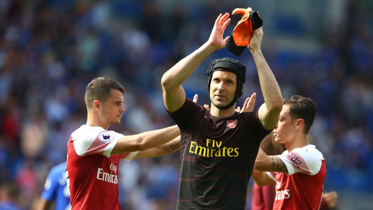 Petr Cech has started all of Arsenal's Premier League games this season