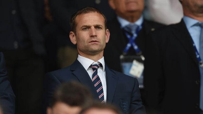 OLOMOUC, CZECH REPUBLIC - JUNE 24: FA Director of Elite Development Dan Ashworth looks on during the UEFA Under21 European Championship match between England and Italy at Andruv Stadium on June 24, 2015 in Olomouc, Czech Republic.  (Photo by Michael Regan/Getty Images)