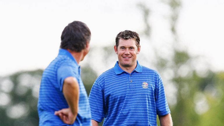 Westwood (right) has played in 10 Ryder Cup teams