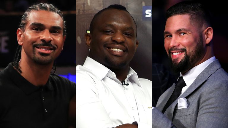 David Haye, Dillian Whyte and Tony Bellew join the Sky Sports boxing team at Wembley
