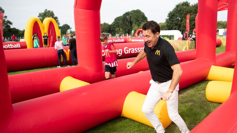 Dean Saunders was speaking at the McDonald’s & FA Community Football Day in Ross-on-Wye in September 2018