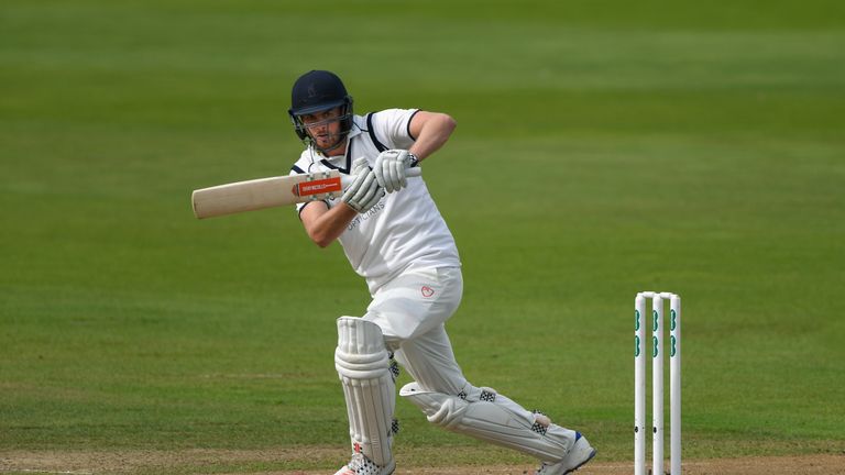 Dominic Sibley during day one of the Specsavers County Championship Division One match between Warwickshire and Essex at Edgbaston on September 12, 2017 in Birmingham, England.