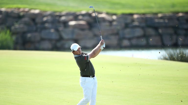  during Day One of the Portugal Masters at Dom Pedro Victoria Golf Course on September 20, 2018 in Albufeira, Portugal.