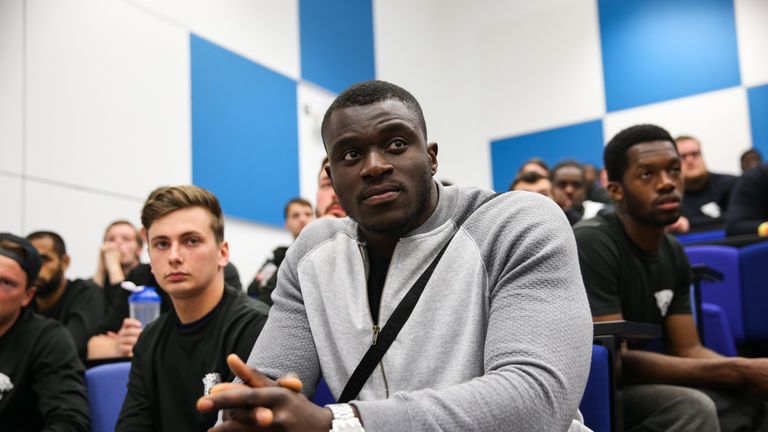 Efe Obada's first  taste of American football came in 2014 for the London Warriors