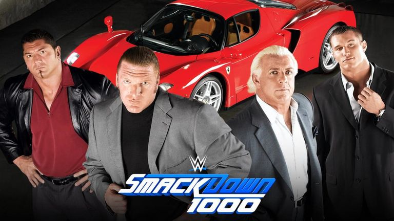 The Evolution faction will be reunited for the 1000th episode of SmackDown