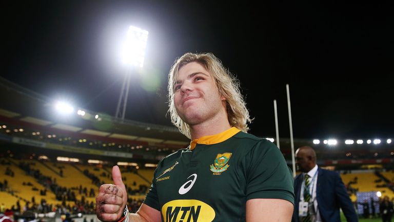 Faf de Klerk playing for the Springboks