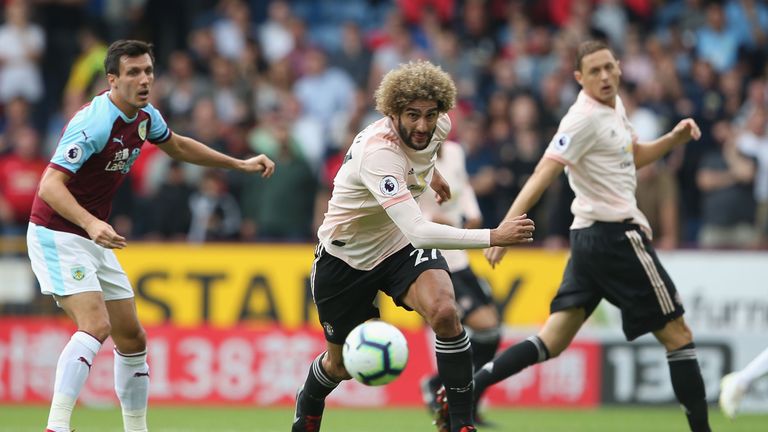  during the Premier League match between Burnley FC and Manchester United at Turf Moor on September 2, 2018 in Burnley, United Kingdom.