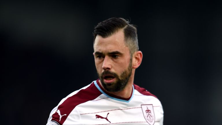 Burnley midfielder Steven Defour