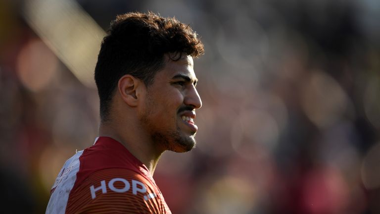 Fouad Yaha during the Betfred Super League match between Castleford Tigers and Catalans Dragons at Wheldon Road on March 26, 2017 in Castleford, England.